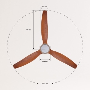 Dimensiones de Ikohs WINDSTYLANCE DC Nickel